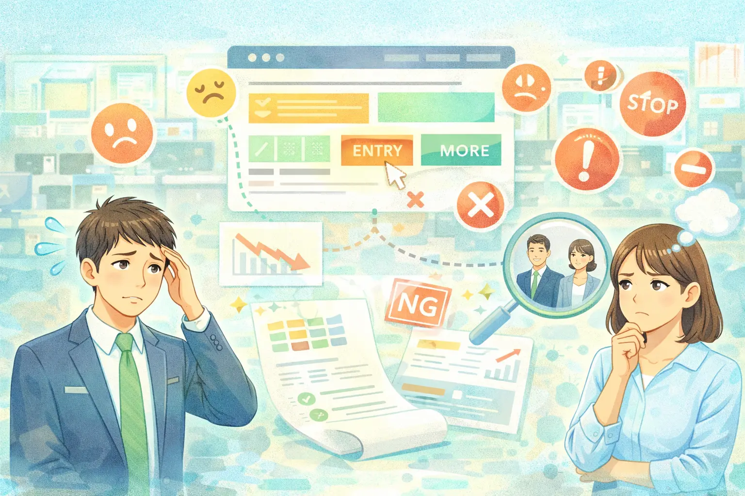 採用サイトでよくある失敗例｜応募が増えない原因と改善ポイント