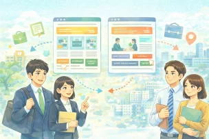 新卒採用サイトと中途採用サイトの違い｜コンテンツと導線の作り分け方